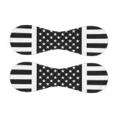 Balle De Baseball Drapeau américain noir et blanc Baseball (Panneaux)