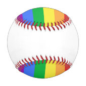 Balle De Baseball Drapeau arc-en-ciel (Dos)