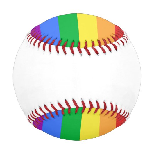 Balle De Baseball Drapeau arc-en-ciel (Dos)