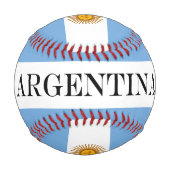 Balle De Baseball Drapeau argentin Bandera De Argentina (Devant)