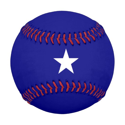 Balle De Baseball Drapeau bleu Bonnie (Devant)
