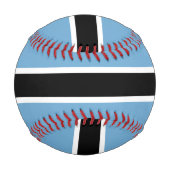 Balle De Baseball Drapeau botswanais (Botswana) (Dos)
