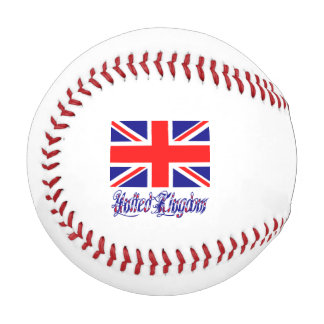 Balle De Baseball Drapeau britannique du Royaume-Uni avec personnali