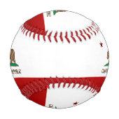 Balle De Baseball Drapeau californien (Devant)
