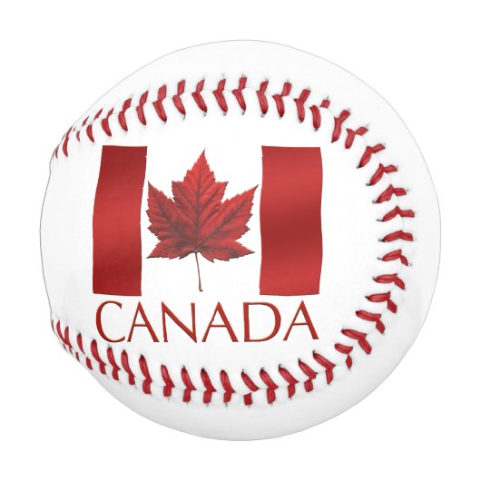 Balle De Baseball Drapeau Canada - Ballons (Devant Droite)