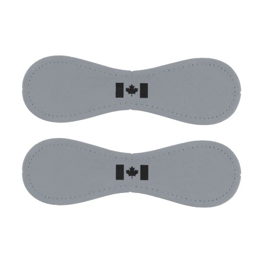 Balle De Baseball Drapeau canadien en noir (Panneaux)