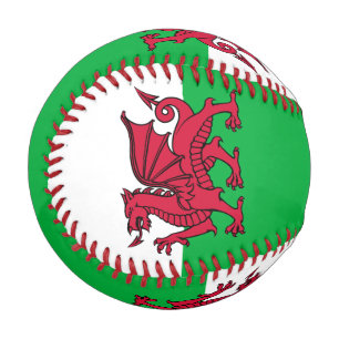 Balle De Baseball Drapeau celtique du Dragon rouge du Pays de Galles