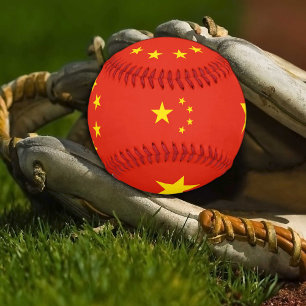 Balle De Baseball Drapeau chinois & Chine sports / Bals de baseball
