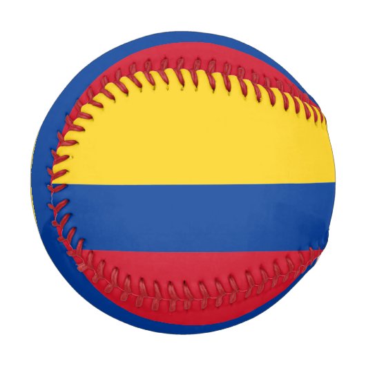 Balle De Baseball Drapeau Colombie - Bandera De Colombia (Devant Gauche)