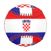 Balle De Baseball Drapeau croate & Sports Croatie / Bals de baseball (Devant)