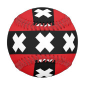 Balle De Baseball Drapeau d'Amsterdam (Devant)