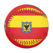 Balle De Baseball Drapeau de Bogota, Colombie (Devant Gauche)