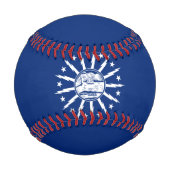 Balle De Baseball Drapeau de Buffalo, New York Baseball (Dos)