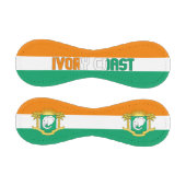 Balle De Baseball Drapeau de Côte d'Ivoire et armoiries patriotiques (Panneaux)