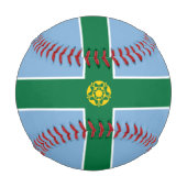 Balle De Baseball Drapeau de Derbyshire (Comté d'Angleterre, Royaume (Devant)