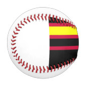 Balle De Baseball Drapeau de fierté en caoutchouc (Devant Gauche)