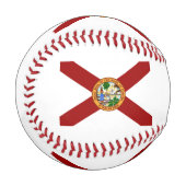 Balle De Baseball Drapeau de Floride (Devant Gauche)