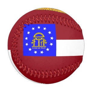Balle De Baseball Drapeau de Géorgie
