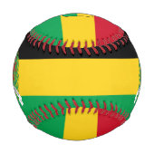 Balle De Baseball Drapeau de Guinée-Bissau et blason patriotique (Dos)