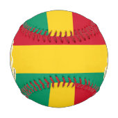 Balle De Baseball Drapeau de Guinée et armoiries patriotique (Dos)