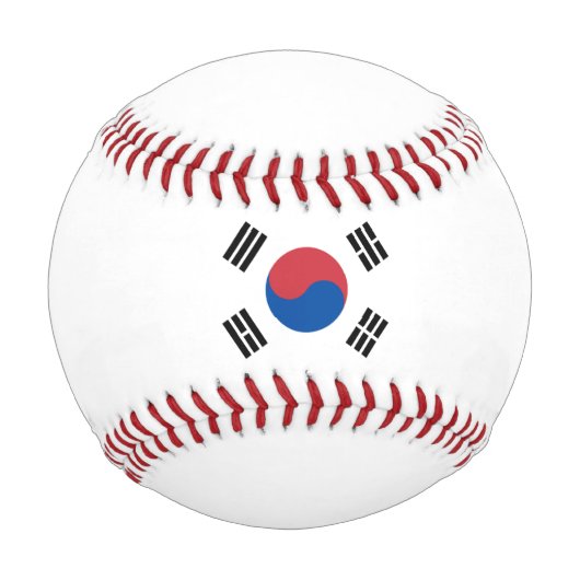 Balle De Baseball Drapeau de la Corée du Sud (ROK) (Devant)