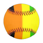 Balle De Baseball Drapeau de la Fierté Aromantique (Dos)