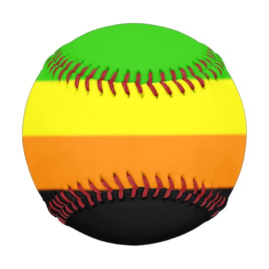 Balle De Baseball Drapeau de la Fierté Aromantique (Devant)