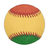 Balle De Baseball Drapeau de la République du Congo (Dos)
