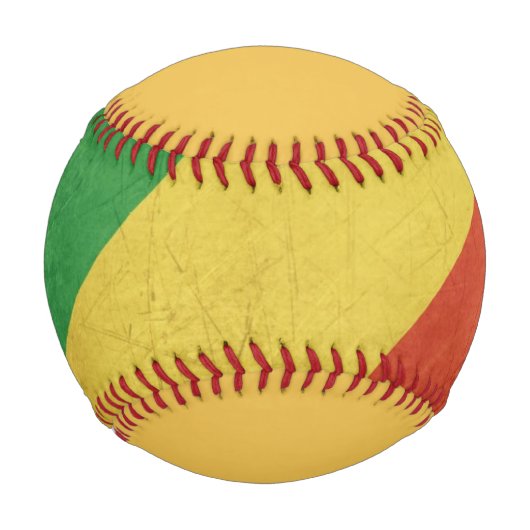 Balle De Baseball Drapeau de la République du Congo (Devant)