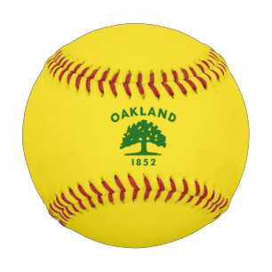 Balle De Baseball Drapeau de la ville d'Oakland (Californie)