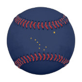 Balle De Baseball Drapeau de l'Alaska (Dos)