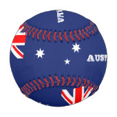Balle De Baseball Drapeau de l'Australie (Dos)