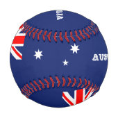Balle De Baseball Drapeau de l'Australie (Devant)