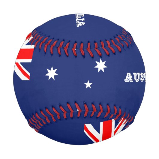 Balle De Baseball Drapeau de l'Australie (Devant)
