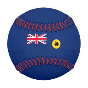 Balle De Baseball Drapeau de l'Australie-Occidentale