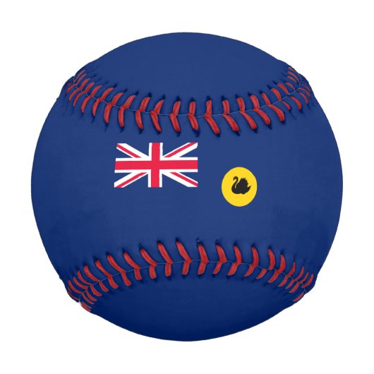 Balle De Baseball Drapeau de l'Australie-Occidentale (Devant)