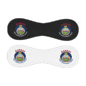 BALLE DE BASEBALL DRAPEAU DE L'ÉTAT DE KANSAS SUNLOWER (Panneaux)