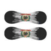 Balle De Baseball Drapeau de l'état de Virginie-Occidentale (Panneaux)