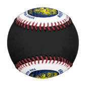 BALLE DE BASEBALL DRAPEAU DE L'ÉTAT DU BEAVER D'OREGON (Devant)