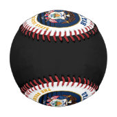 BALLE DE BASEBALL DRAPEAU DE L'ÉTAT D'UTAH BEEHIVE (Devant)