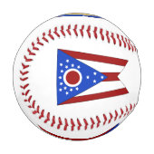 Balle De Baseball Drapeau de l'Ohio (Devant Gauche)