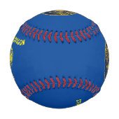 Balle De Baseball Drapeau de l'Oregon (Dos)