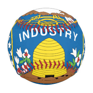 Balle De Baseball Drapeau de l'Utah