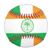 Balle De Baseball Drapeau de Miami, Floride Baseball (Dos)