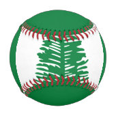 Balle De Baseball Drapeau de Norfolk Island Baseball (Dos)