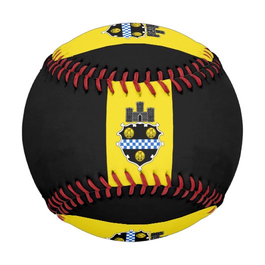 Balle De Baseball Drapeau de Pittsburgh, Pennsylvanie (Devant)