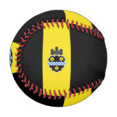 Balle De Baseball Drapeau de Pittsburgh, Pennsylvanie (Devant Gauche)