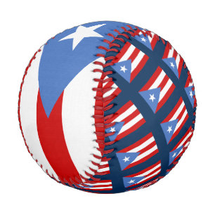Balle De Baseball Drapeau de Porto Rico