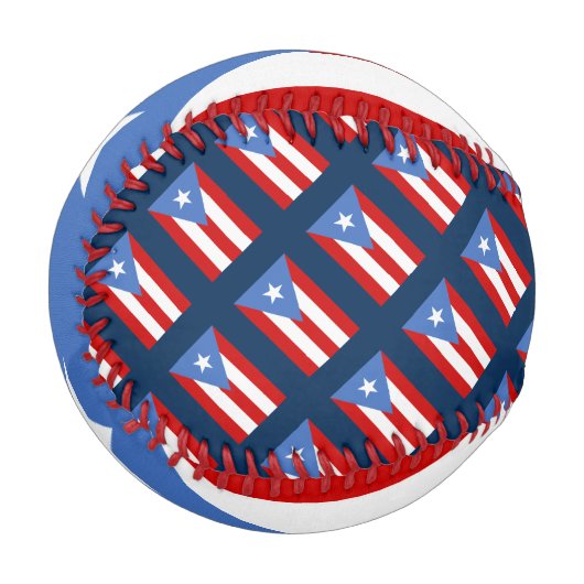 Balle De Baseball Drapeau de Porto Rico (Devant Gauche)