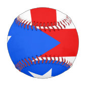 Balle De Baseball Drapeau de Porto Rico Baseball (Devant)